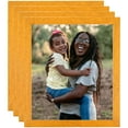 thumbnail image 1 of ArtToFrames 5" x 5" Yellow Picture Frame, 5x5 inch Yellow Wood Poster Frame (WOM-4483), 4 Pack, 1 of 8