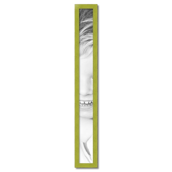 ArtToFrames 5" x 51" Modern Green Picture Frame, 5x51 inch Green Wood Poster Frame (WOM-4589)
