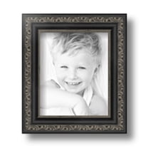 ArtToFrames 5" x 6" Antique Black Picture Frame, 5x6 inch Black Wood Poster Frame (WOM-5106)