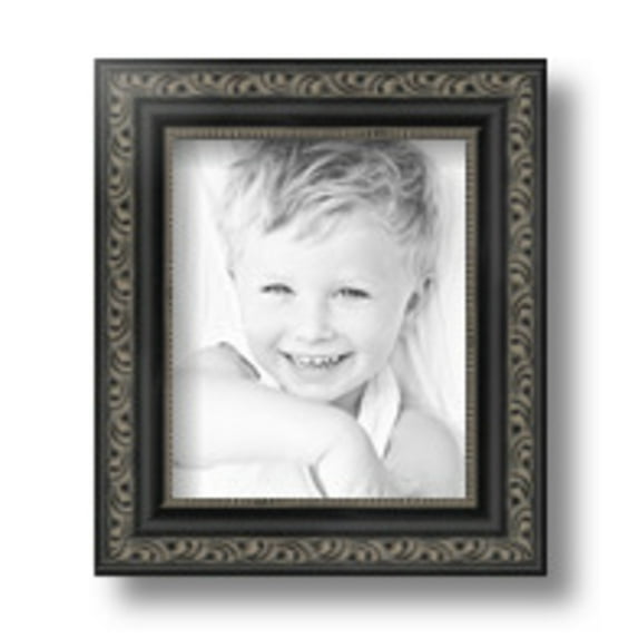 ArtToFrames 5" x 6" Antique Black Picture Frame, 5x6 inch Black Wood Poster Frame (WOM-5106)