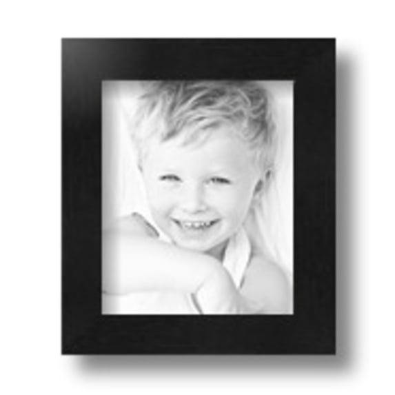 ArtToFrames 5" x 6" Black Picture Frame, 5x6 inch Black Wood Poster Frame (WOM-5139)