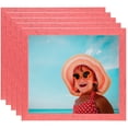 thumbnail image 1 of ArtToFrames 5" x 7" Distressed Pink Picture Frame, 5x7 inch Pink Wood Poster Frame (WOM-4480), 5 Pack, 1 of 8