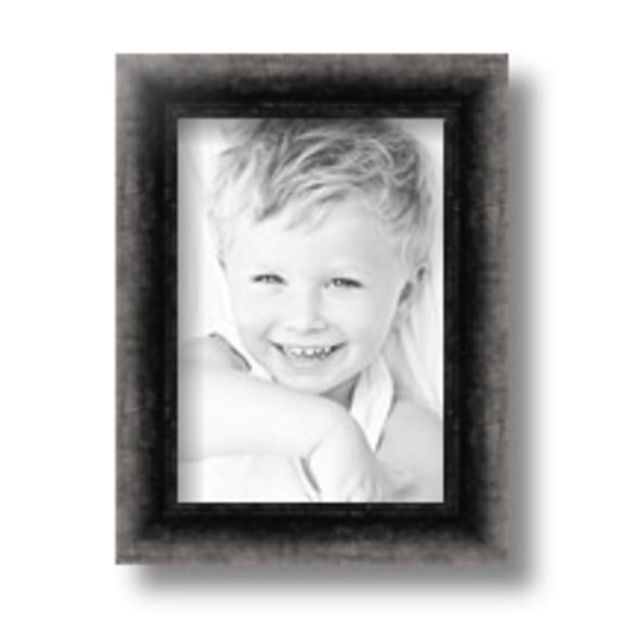 ArtToFrames 5" x 7" Gray Picture Frame, 5x7 inch Gray Wood Poster Frame (WOM-4828), 2 Pack