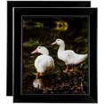 thumbnail image 1 of ArtToFrames 5" x 7" Honors Black with Silver Picture Frame, 5x7 inch Black Wood Poster Frame (WOM-5157), 2 Pack, 1 of 6