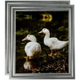 thumbnail image 1 of ArtToFrames 5" x 7" Muted Cold Silver Picture Frame, 5x7 inch Silver MDF Poster Frame (WOM-4682), 2 Pack, 1 of 6