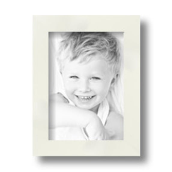 ArtToFrames 5" x 7" White Picture Frame, 5x7 inch White Wood Poster Frame (WOM-5140), 2 Pack