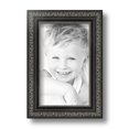 thumbnail image 1 of ArtToFrames 5x8 inch Antique Black Picture Frame, Black 5" x 8" Wood Poster Frame (WOM-5106) 1234, 1 of 5