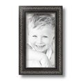 thumbnail image 1 of ArtToFrames 5" x 9" Antique Black Picture Frame, 5x9 inch Black Wood Poster Frame (WOM-5106), 1 of 5