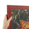 thumbnail image 1 of ArtToFrames 5x14 inch Real Reclaimed Red Barnwood Picture Frame, Red 5" x 14" Wood Poster Frame (WOM-4814) 1234, 1 of 7