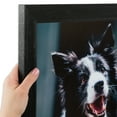 thumbnail image 1 of ArtToFrames 5x16 inch Black Picture Frame, Black Wood Poster Frame (4103), 1 of 8