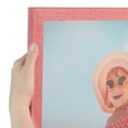 thumbnail image 1 of ArtToFrames 5x19 inch Distressed Pink Picture Frame, Pink Wood Poster Frame (4480), 1 of 8