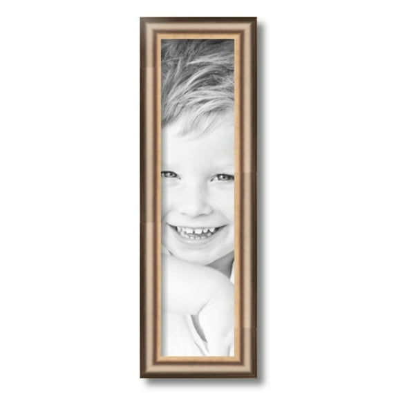 ArtToFrames 5x20" Anique Silver Picture Frame, Silver Wood Poster Frame, with Regular Glass and 2 (FBPL-4964)