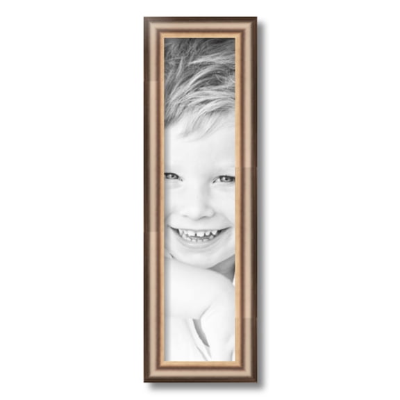 ArtToFrames 5x21" Anique Silver Picture Frame, Silver Wood Poster Frame, with Regular Acrylic and 2 (FBPL-4964)