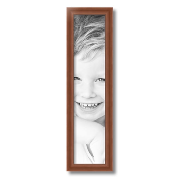 ArtToFrames 5x22" Painted Dark Orange Picture Frame, Red Wood Poster Frame, with Regular Acrylic and 2 (FBPL-4950)