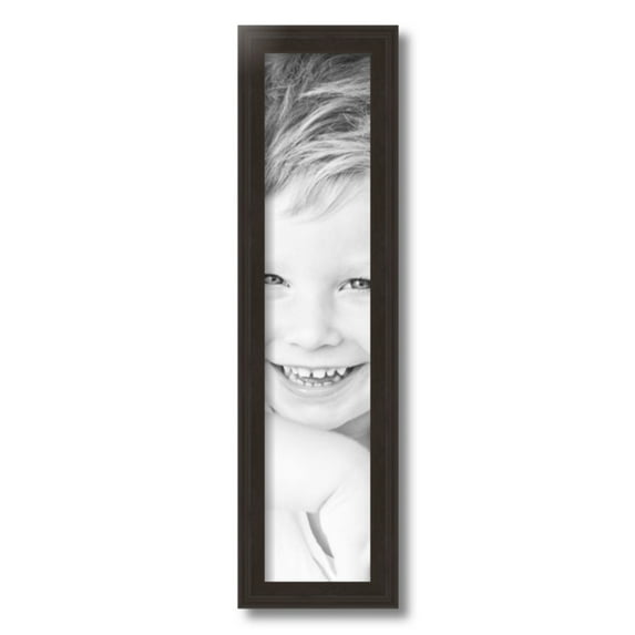 ArtToFrames 5x23" Brown Picture Frame, Brown Wood Poster Frame, with Regular Acrylic and 2 (FBPL-4886)