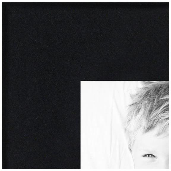 ArtToFrames 5x23 inch Satin Black Picture Frame, Black Wood Poster Frame (4654)