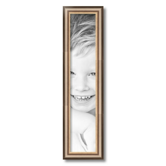 ArtToFrames 5x25" Anique Silver Picture Frame, Silver Wood Poster Frame, with Regular Acrylic and 2 (FBPL-4964)