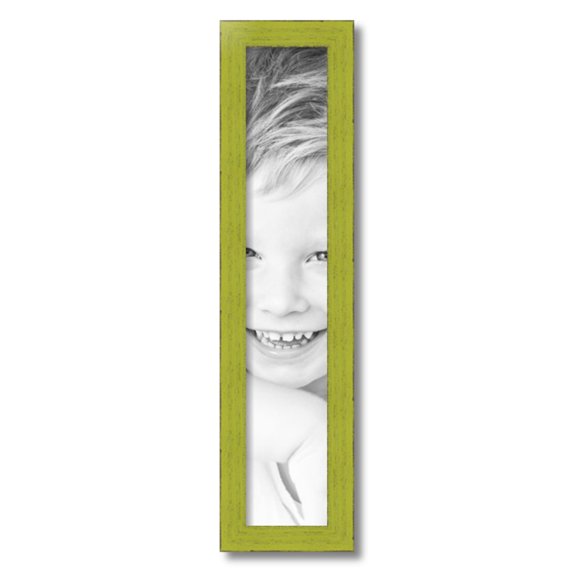 ArtToFrames 5x27" Modern Green Picture Frame, Green Wood Poster Frame, with Regular Acrylic and 2 (FBPL-4589)