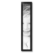 ArtToFrames 5x28" Black Picture Frame, Black Wood Poster Frame, with Regular Acrylic and 2 (FBPL-5141)