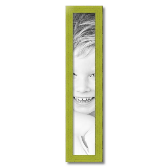 ArtToFrames 5x29" Modern Green Picture Frame, Green Wood Poster Frame, with Regular Acrylic and 2 (FBPL-4589)