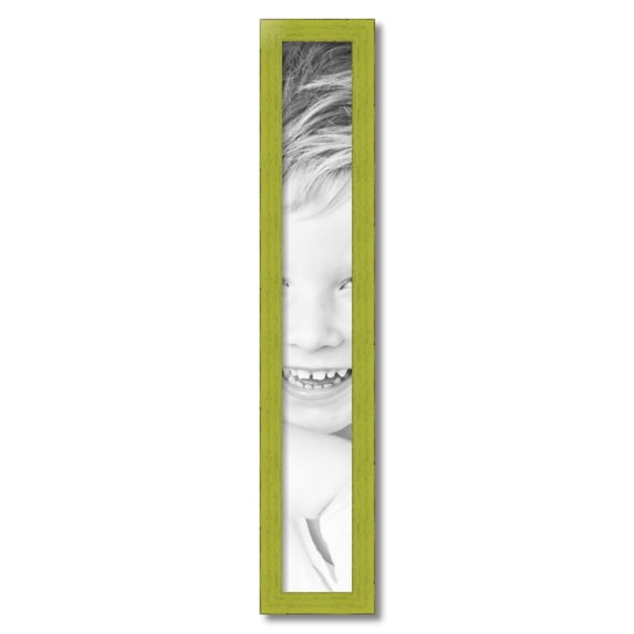 ArtToFrames 5x36" Modern Green Picture Frame, Green Wood Poster Frame, with Regular Acrylic and 2 (FBPL-4589)