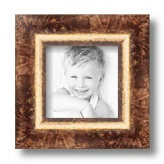 ArtToFrames 5" x 5" Monticello Picture Frame, 5x5 inch Multi Wood Poster Frame (WOM-4941), 4 Pack