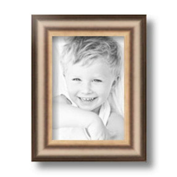 ArtToFrames 5" x 7" Anique Silver Picture Frame, 5x7 inch Silver Wood Poster Frame (WOM-4964)