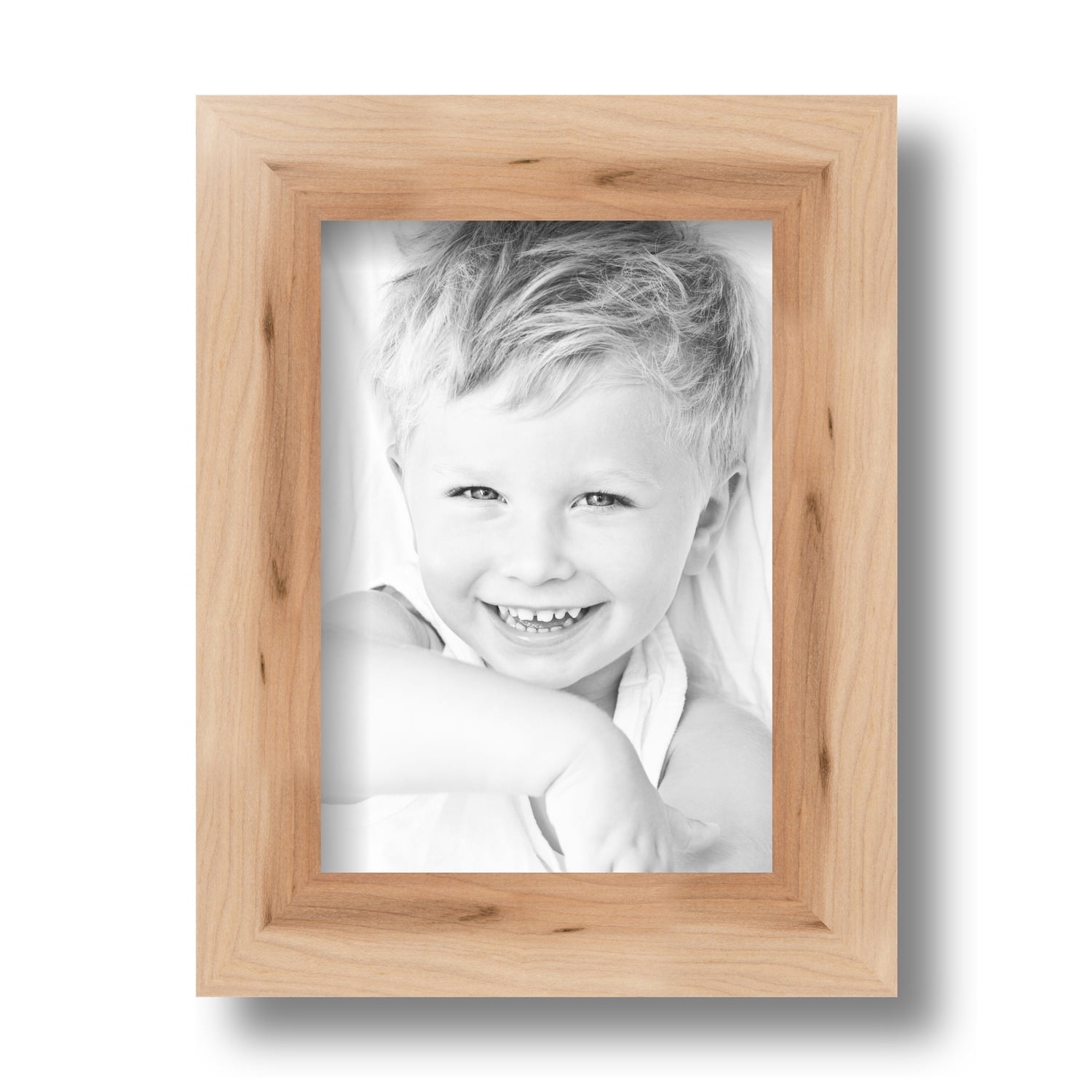 ArtToFrames 16x24 inch Red Oak Picture Frame, This Brown Wood Poster Frame Is Great for Your Art or Photos, Comes with 060 Plexi Glass (4846), Size