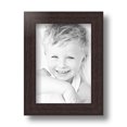 thumbnail image 1 of ArtToFrames 5x7 Inch Verlinga Brown Picture Frame, This Brown Wood Poster Frame is Great for Your Art or Photos, Comes with Regular Glass (4656), 1 of 7