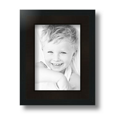 ArtToFrames 5x7 Inch Windsor Walnut Picture Frame, This Brown MDF Poster Frame is Great for Your Art or Photos, Comes with Regular Glass (4689)