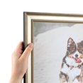 thumbnail image 1 of ArtToFrames 6" x 11" Antique Silver Panel Picture Frame, 6x11 inch Silver Wood Poster Frame (WOM-4760), 1 of 7