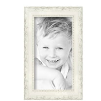 ArtToFrames 6" x 11" Classic White Picture Frame, 6x11 inch White Wood Poster Frame (WOM-5004), Pack