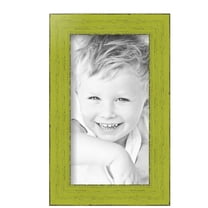 ArtToFrames 6" x 11" Modern Green Picture Frame, 6x11 inch Green Wood Poster Frame (WOM-4589), Pack
