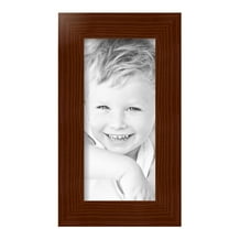 ArtToFrames 6" x 13" Honey Stain Picture Frame, 6x13 inch Brown Wood Poster Frame (WOM-4349), Pack