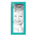 thumbnail image 1 of ArtToFrames 6" x 15" Aqua Picture Frame, 6x15 inch Green Wood Poster Frame (WOM-5186),  Pack, 1 of 3