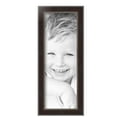 thumbnail image 1 of ArtToFrames 6" x 17" Dark Mahogany Silver Picture Frame, 6x17 inch Multi Wood Poster Frame (WOM-5024),  Pack, 1 of 4