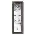 thumbnail image 1 of ArtToFrames 6" x 21" Antique Black Picture Frame, 6x21 inch Black Wood Poster Frame (WOM-5106), 1 of 5