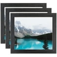 thumbnail image 1 of ArtToFrames 6" x 21" Distressed Black Picture Frame, 6x21 inch Black Wood Poster Frame (WOM-4592), 3 Pack, 1 of 7