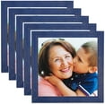 thumbnail image 1 of ArtToFrames 6" x 25" Navy Blue Picture Frame, 6x25 inch Blue Wood Poster Frame (WOM-4603), 5 Pack, 1 of 7