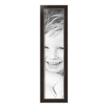 ArtToFrames 6" x 26" Dark Mahogany Silver Picture Frame, 6x26 inch Multi Wood Poster Frame (WOM-5024),  Pack