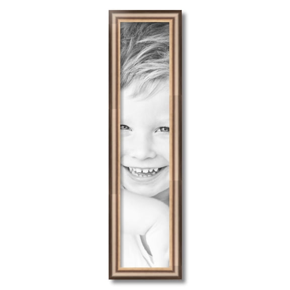 ArtToFrames 6" x 28" Anique Silver Picture Frame, 6x28 inch Silver Wood Poster Frame (WOM-4964)