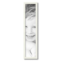 ArtToFrames 6" x 29" White Picture Frame, 6x29 inch White Wood Poster Frame (WOM-5138)
