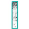 thumbnail image 1 of ArtToFrames 6" x 30" Aqua Picture Frame, 6x30 inch Green Wood Poster Frame (WOM-5186),  Pack, 1 of 3