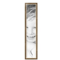 ArtToFrames 6" x 32" Taupe with Silver Lip Picture Frame, 6x32 inch Multi Wood Poster Frame (WOM-4986), Pack
