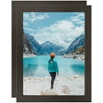 thumbnail image 1 of ArtToFrames 6" x 33" Coffee Picture Frame, 6x33 inch Brown MDF Poster Frame (WOM-3913), 2 Pack, 1 of 8