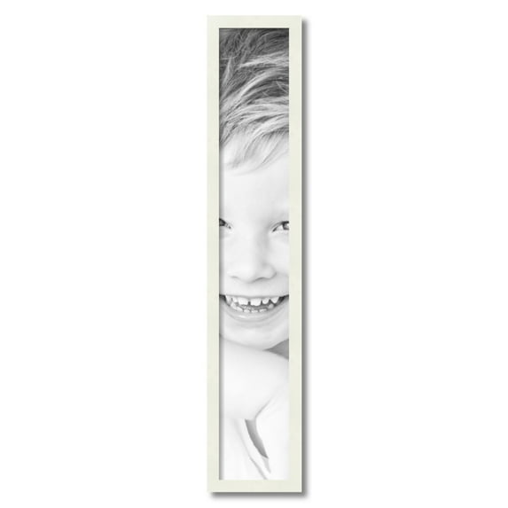 ArtToFrames 6" x 36" White Picture Frame, 6x36 inch White Wood Poster Frame (WOM-5138)