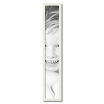 ArtToFrames 6" x 37" White Picture Frame, 6x37 inch White Wood Poster Frame (WOM-5140)