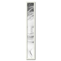ArtToFrames 6" x 47" White Picture Frame, 6x47 inch White Wood Poster Frame (WOM-5140)
