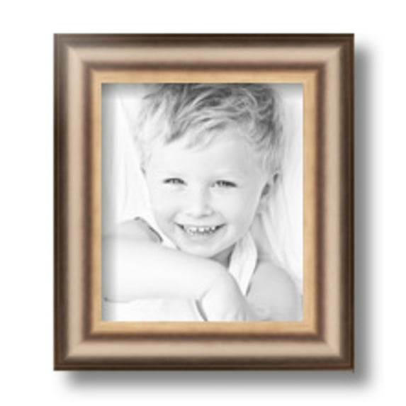 ArtToFrames 6" x 7" Anique Silver Picture Frame, 6x7 inch Silver Wood Poster Frame (WOM-4964)