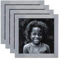 thumbnail image 1 of ArtToFrames 6" x 7" Grey Picture Frame, 6x7 inch Gray Wood Poster Frame (WOM-4594), 4 Pack, 1 of 7